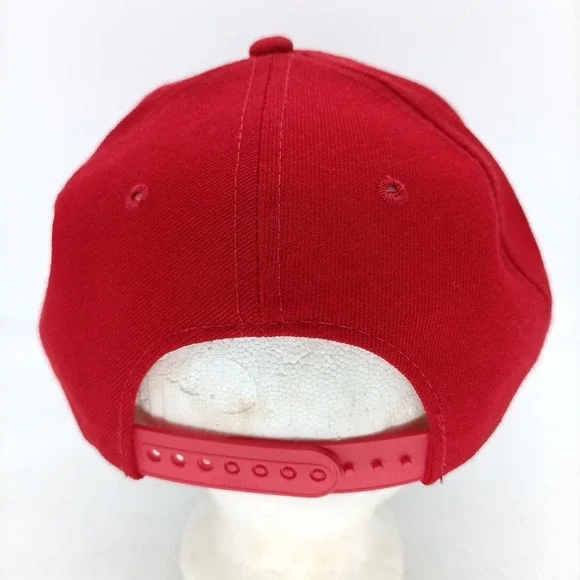 Sports Specialties SnapBack Hat Russia Script Rare Red CCCP Vintage 90s #7